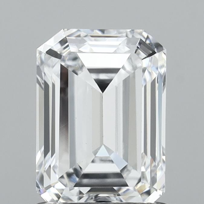 1.22 Carat Emerald Shaped, Very Good Cut, D Color, VS1 Clarity, IGI Certified Lab Grown Diamond
