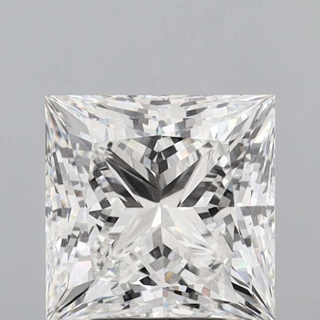 5.06 Carat Princess Shaped, Ideal Cut, F Color, VS1 Clarity, IGI Certified Lab Grown Diamond