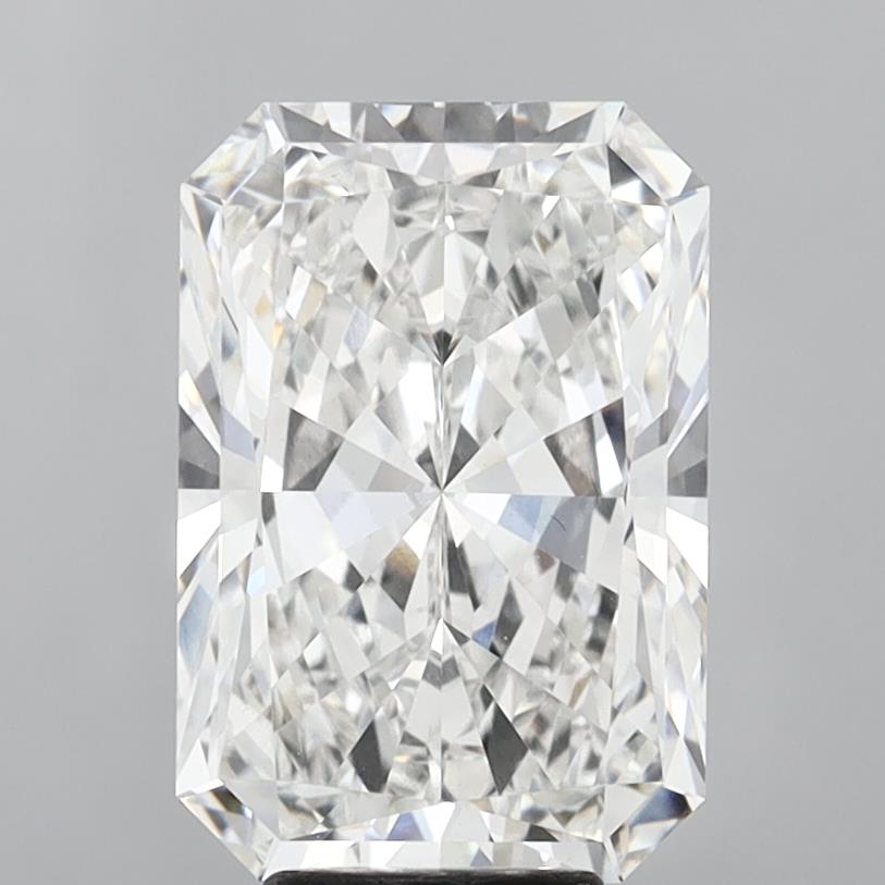 7.05 Carat Radiant Shaped, Excellent Cut, F Color, VS1 Clarity, IGI Certified Lab Grown Diamond