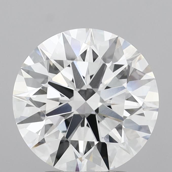 2.96 Carat Round Shaped, Ideal Cut, E Color, VVS2 Clarity, IGI Certified Lab Grown Diamond
