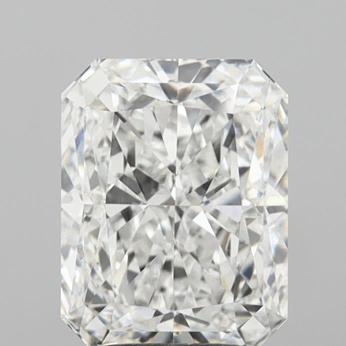 4.08 Carat Radiant Shaped, Excellent Cut, E Color, VS1 Clarity, IGI Certified Lab Grown Diamond