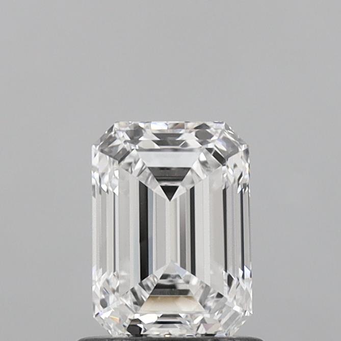 1.10 Carat Emerald Shaped, Ideal Cut, D Color, VVS2 Clarity, IGI Certified Lab Grown Diamond