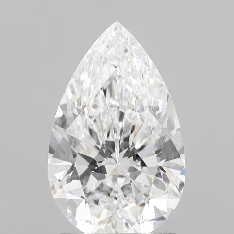 2.06 Carat Pear Shaped, Ideal Cut, E Color, VVS1 Clarity, IGI Certified Lab Grown Diamond