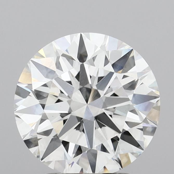 2.73 Carat Round Shaped, Ideal Cut, E Color, VVS2 Clarity, IGI Certified Lab Grown Diamond