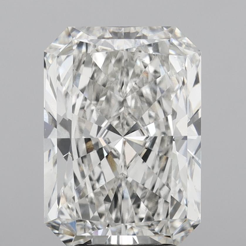 4.99 Carat Radiant Shaped, Ideal Cut, F Color, VS1 Clarity, IGI Certified Lab Grown Diamond