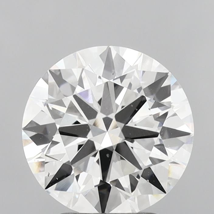 2.86 Carat Round Shaped, Ideal Cut, E Color, VVS2 Clarity, IGI Certified Lab Grown Diamond