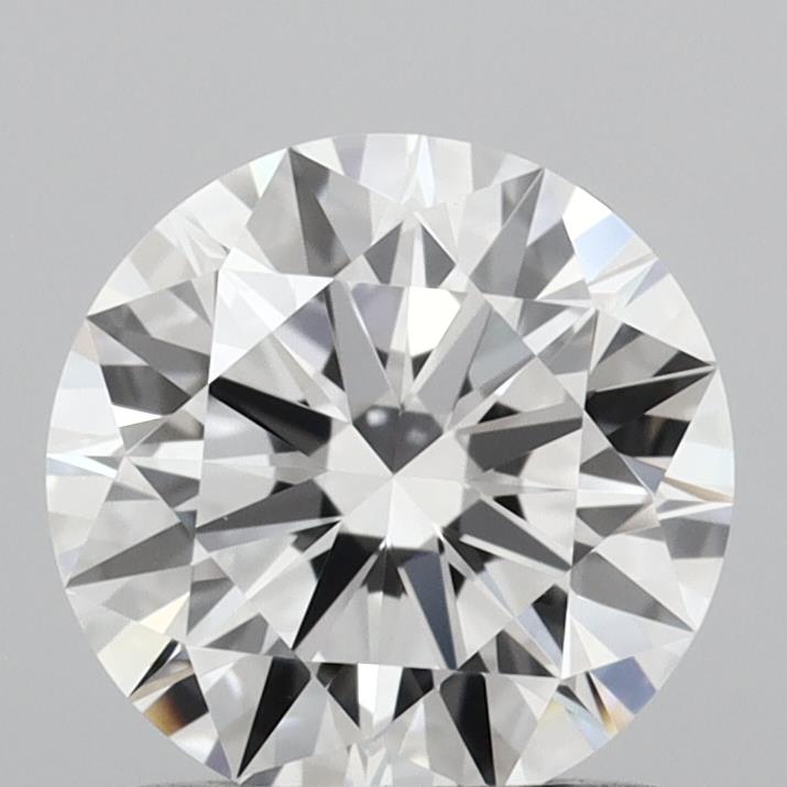 1.05 Carat Round Shaped, Ideal Cut, D Color, VVS2 Clarity, IGI Certified Lab Grown Diamond