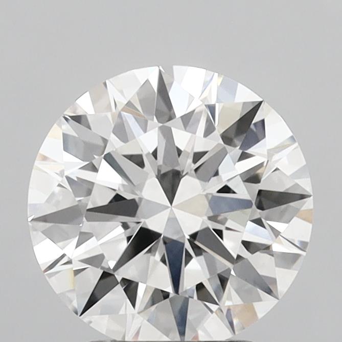 2.54 Carat Round Shaped, Ideal Cut, D Color, VVS2 Clarity, IGI Certified Lab Grown Diamond