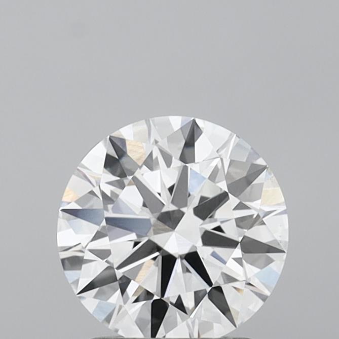 1.45 Carat Round Shaped, Ideal Cut, D Color, VVS2 Clarity, IGI Certified Lab Grown Diamond