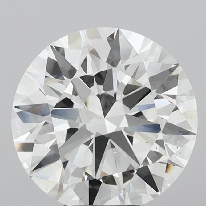 5.00 Carat Round Shaped, Excellent Cut, G Color, VS2 Clarity, IGI Certified Lab Grown Diamond