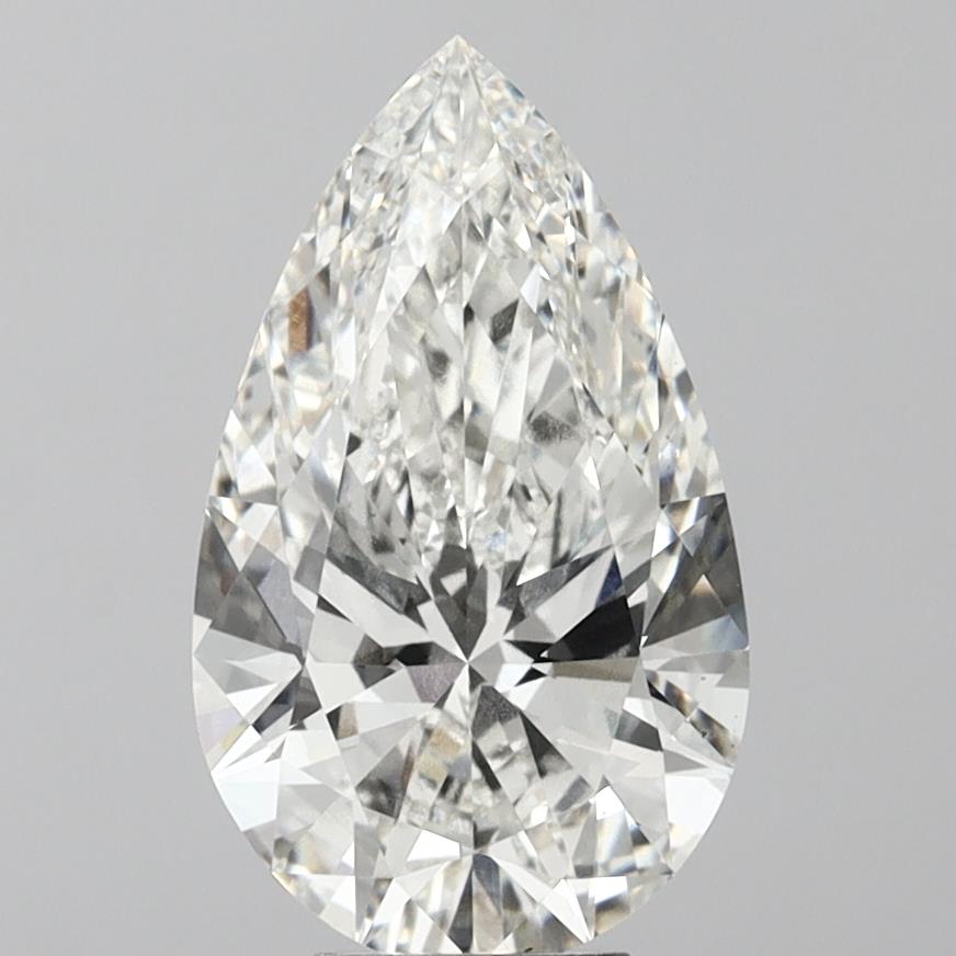 6.54 Carat Pear Shaped, Ideal Cut, G Color, VVS1 Clarity, IGI Certified Lab Grown Diamond