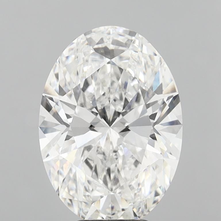 6.02 Carat Oval Shaped, Ideal Cut, E Color, VVS1 Clarity, IGI Certified Lab Grown Diamond