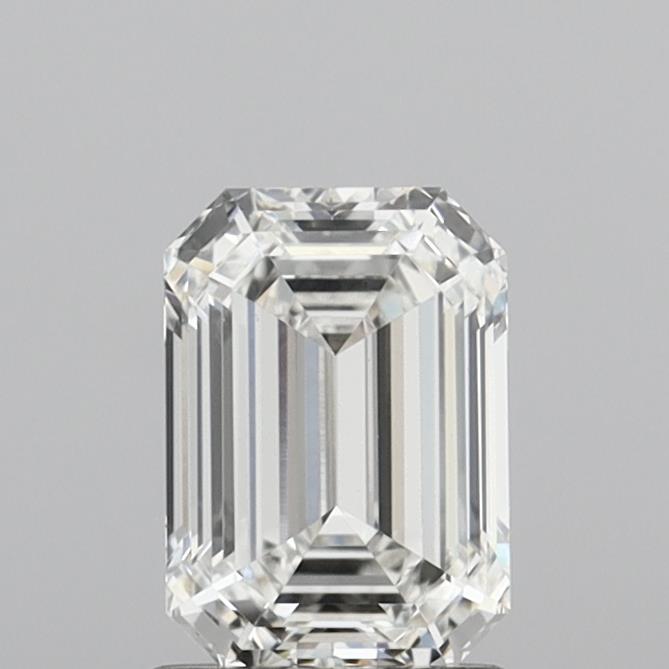 1.46 Carat Emerald Shaped, Ideal Cut, F Color, VS1 Clarity, IGI Certified Lab Grown Diamond