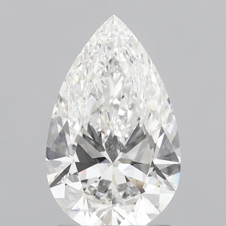 2.08 Carat Pear Shaped, Ideal Cut, E Color, VVS2 Clarity, IGI Certified Lab Grown Diamond