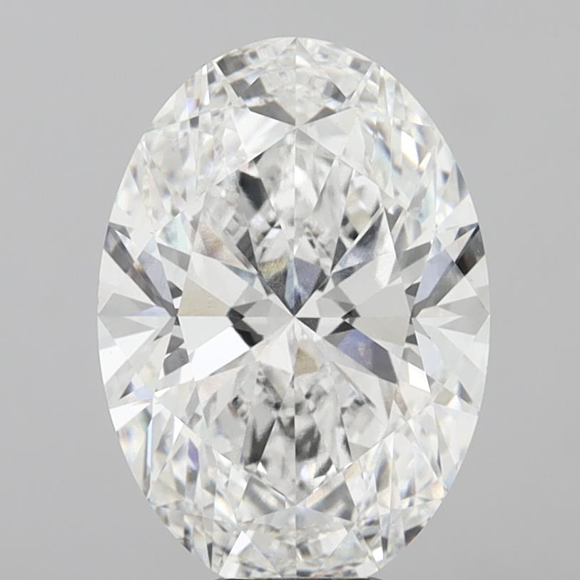 8.03 Carat Oval Shaped, Ideal Cut, E Color, VVS2 Clarity, IGI Certified Lab Grown Diamond