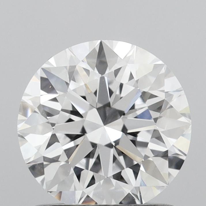 1.08 Carat Round Shaped, Ideal Cut, D Color, VVS2 Clarity, IGI Certified Lab Grown Diamond
