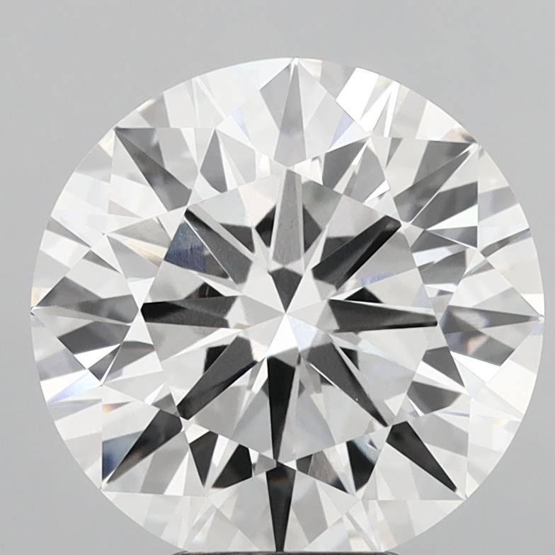 5.93 Carat Round Shaped, Excellent Cut, F Color, VVS2 Clarity, IGI Certified Lab Grown Diamond