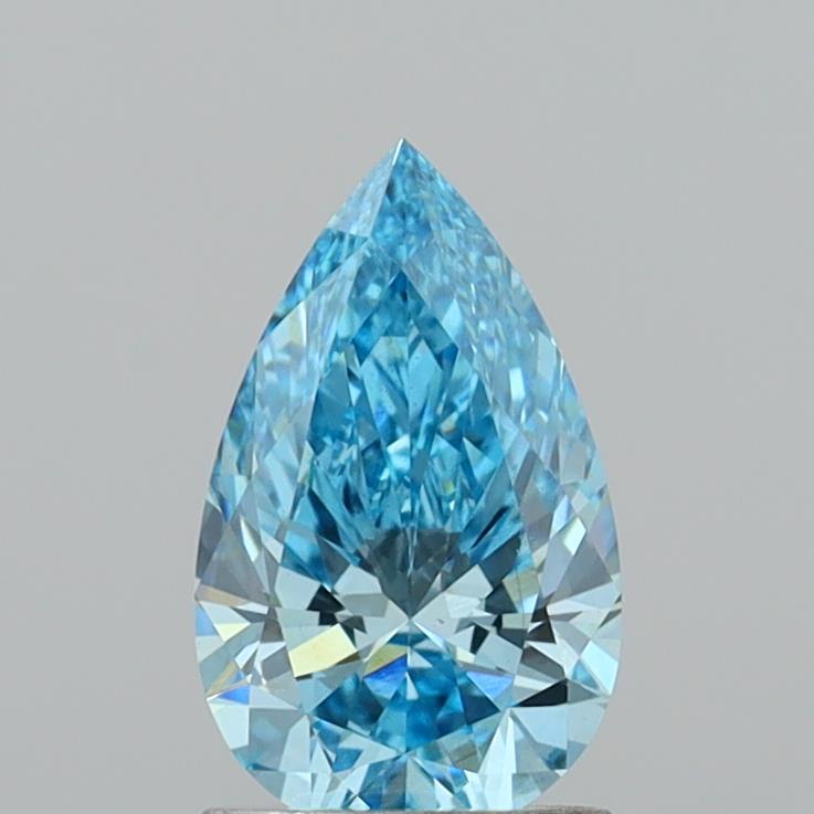 1.36 Carat Pear Shaped, Ideal Cut, VS1 Clarity, IGI Certified Lab Grown Diamond