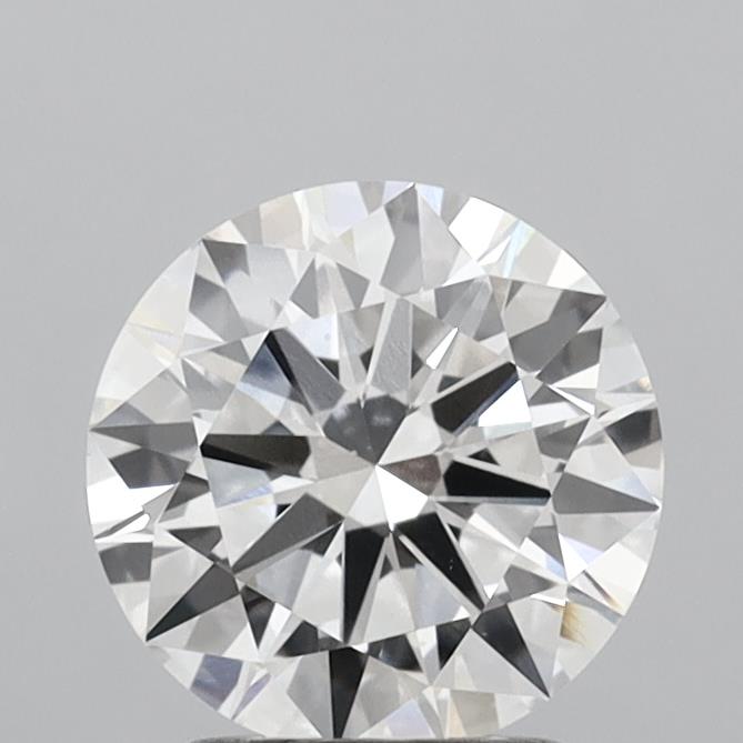 2.01 Carat Round Shaped, Excellent Cut, E Color, VS1 Clarity, IGI Certified Lab Grown Diamond