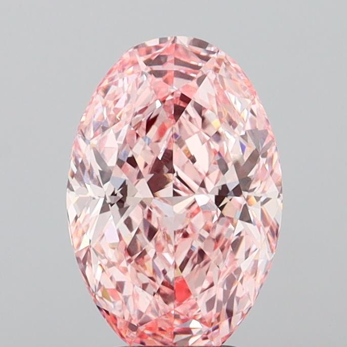 4.10 Carat Oval Shaped, Excellent Cut, VVS2 Clarity, IGI Certified Lab Grown Diamond