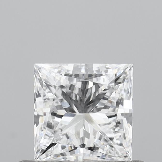 0.53 Carat Princess Shaped, Very Good Cut, D Color, VVS1 Clarity, IGI Certified Lab Grown Diamond
