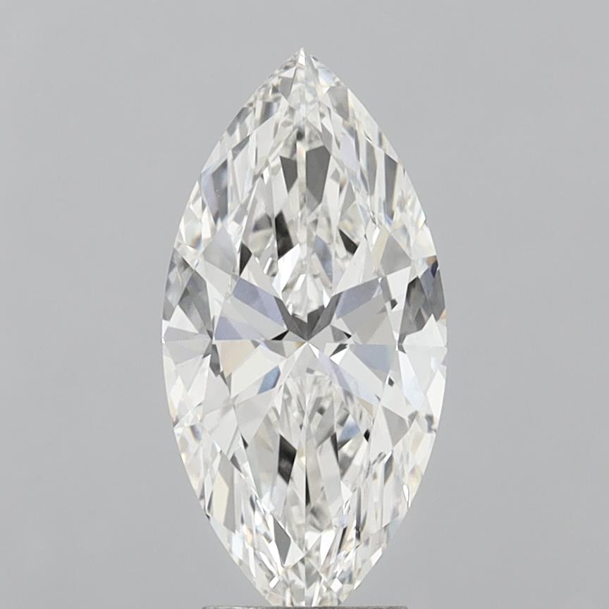 4.02 Carat Marquise Shaped, Excellent Cut, G Color, VVS2 Clarity, IGI Certified Lab Grown Diamond