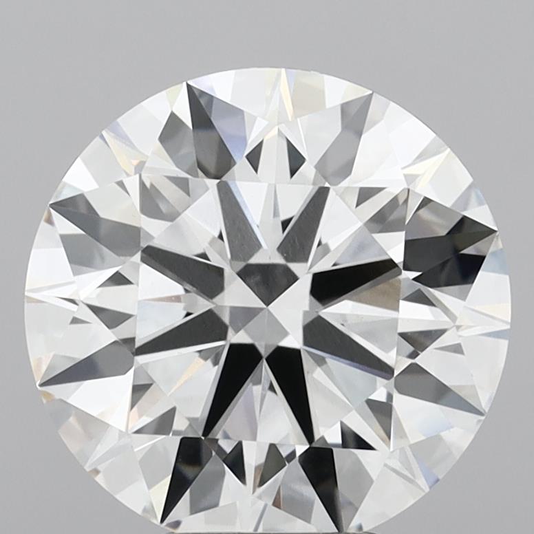 5.27 Carat Round Shaped, Ideal Cut, E Color, VVS2 Clarity, IGI Certified Lab Grown Diamond