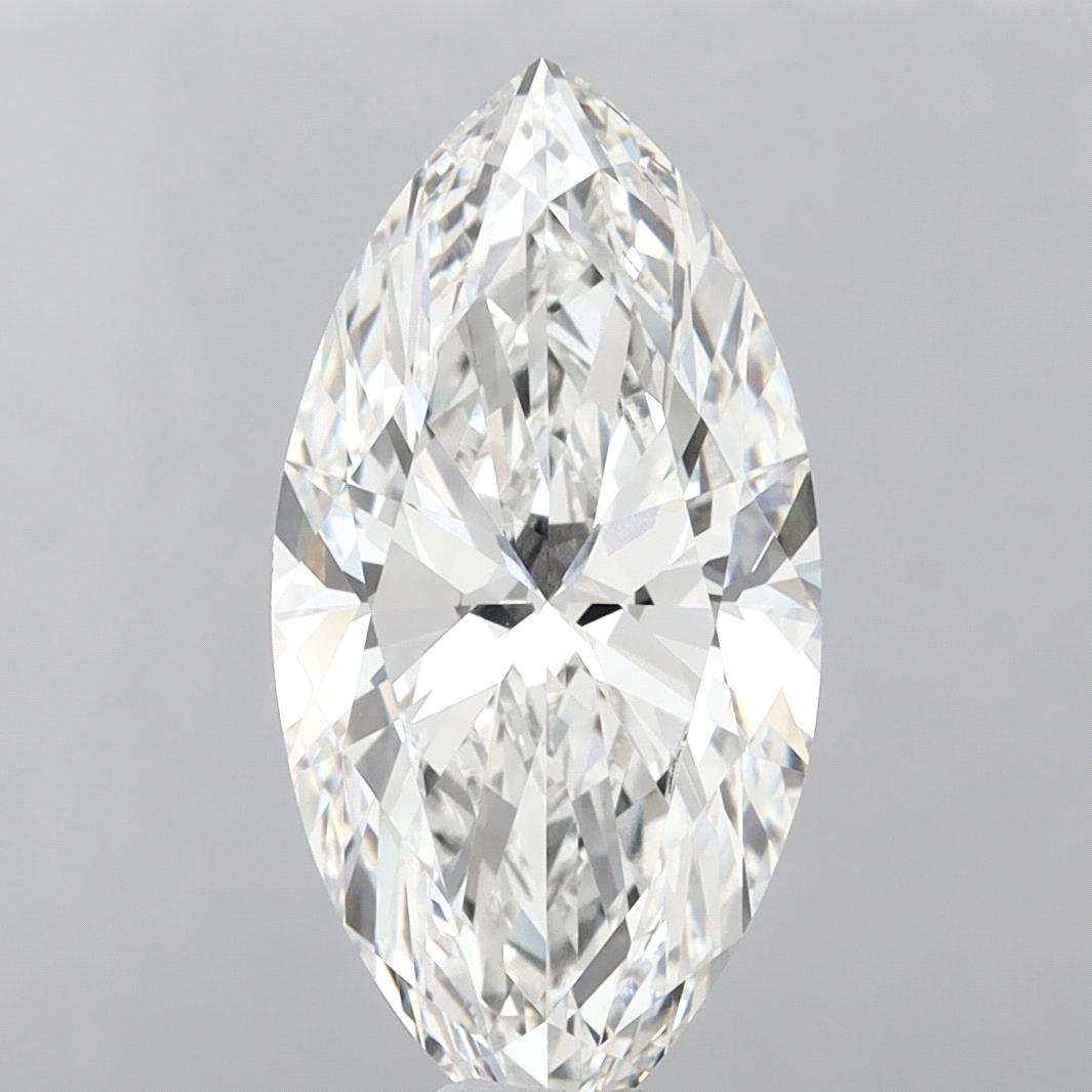 10.09 Carat Marquise Shaped, Ideal Cut, F Color, VVS2 Clarity, IGI Certified Lab Grown Diamond