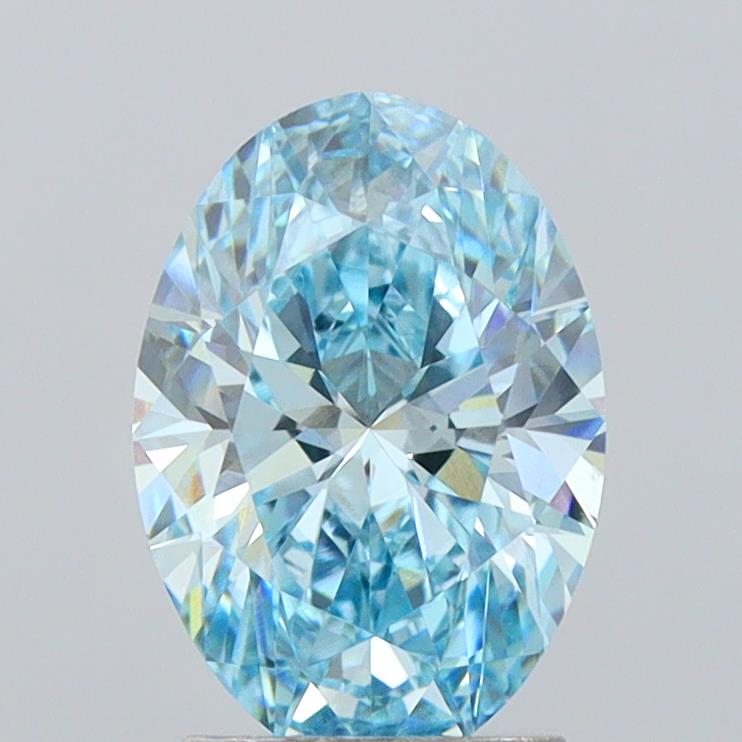 2.30 Carat Oval Shaped, Ideal Cut, VVS2 Clarity, IGI Certified Lab Grown Diamond