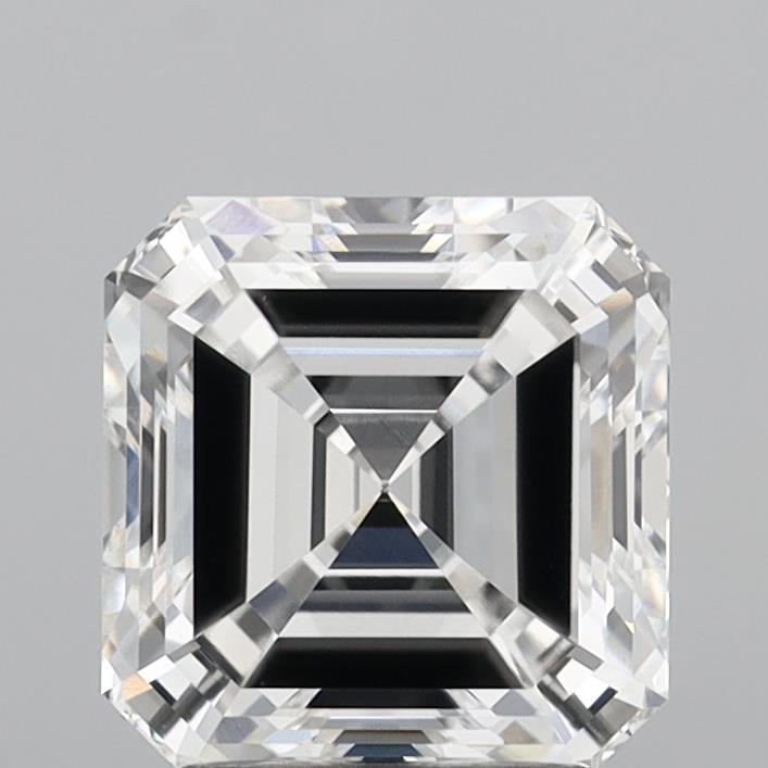 3.04 Carat Asscher Shaped, Excellent Cut, E Color, VVS2 Clarity, IGI Certified Lab Grown Diamond