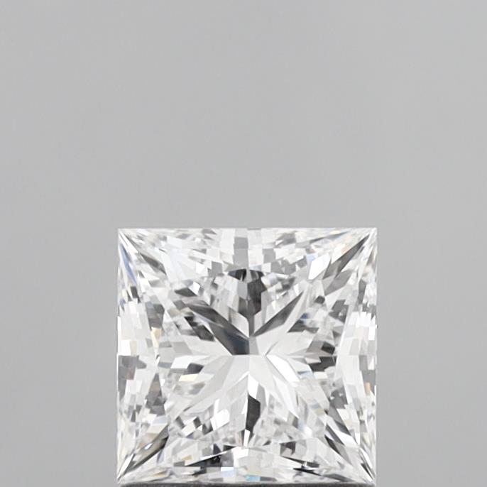 1.31 Carat Princess Shaped, Ideal Cut, D Color, VS1 Clarity, IGI Certified Lab Grown Diamond