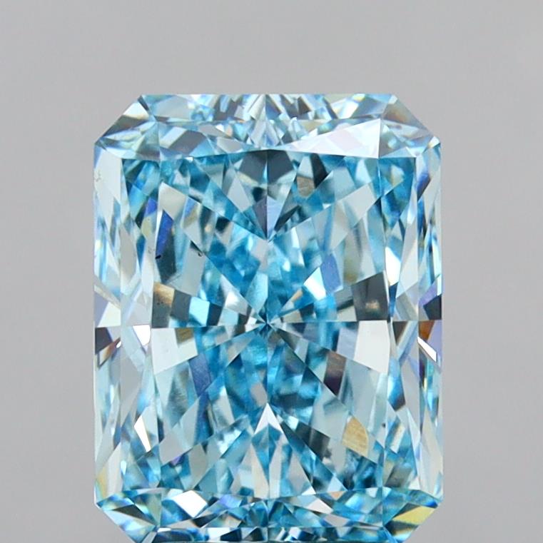 4.04 Carat Radiant Shaped, Excellent Cut, VVS2 Clarity, IGI Certified Lab Grown Diamond