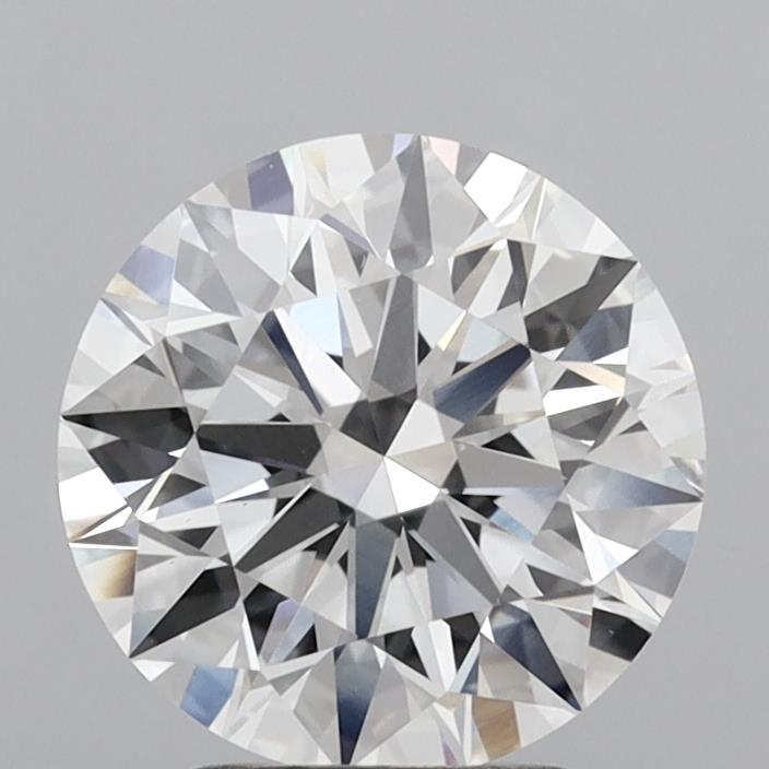 3.14 Carat Round Shaped, Ideal Cut, F Color, VVS2 Clarity, IGI Certified Lab Grown Diamond