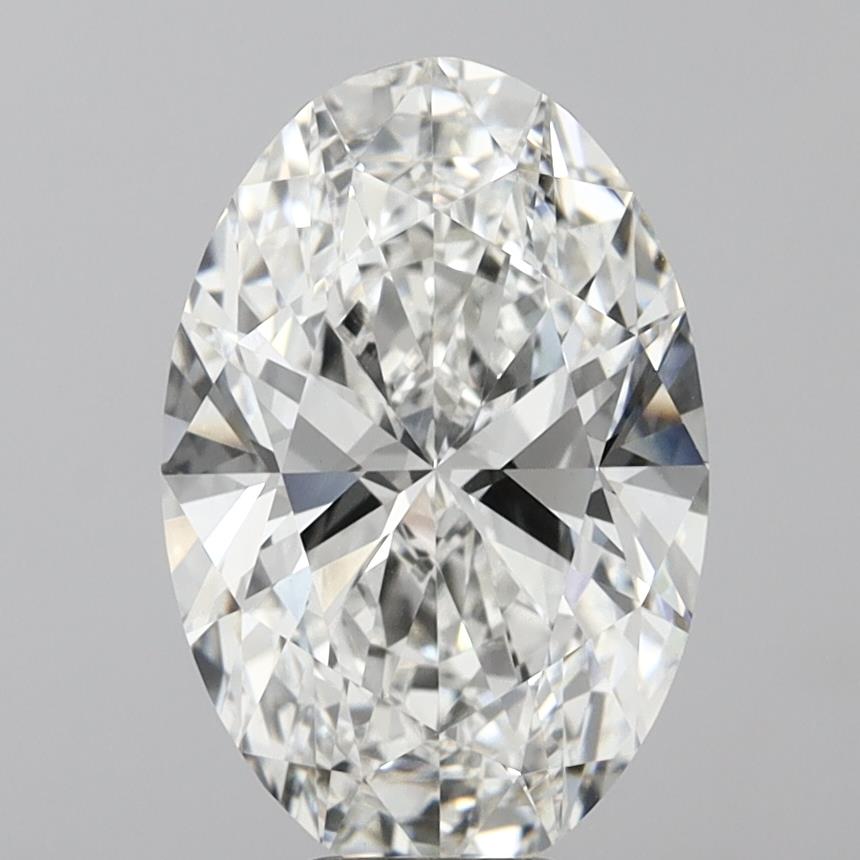 8.09 Carat Oval Shaped, Ideal Cut, F Color, VS1 Clarity, IGI Certified Lab Grown Diamond