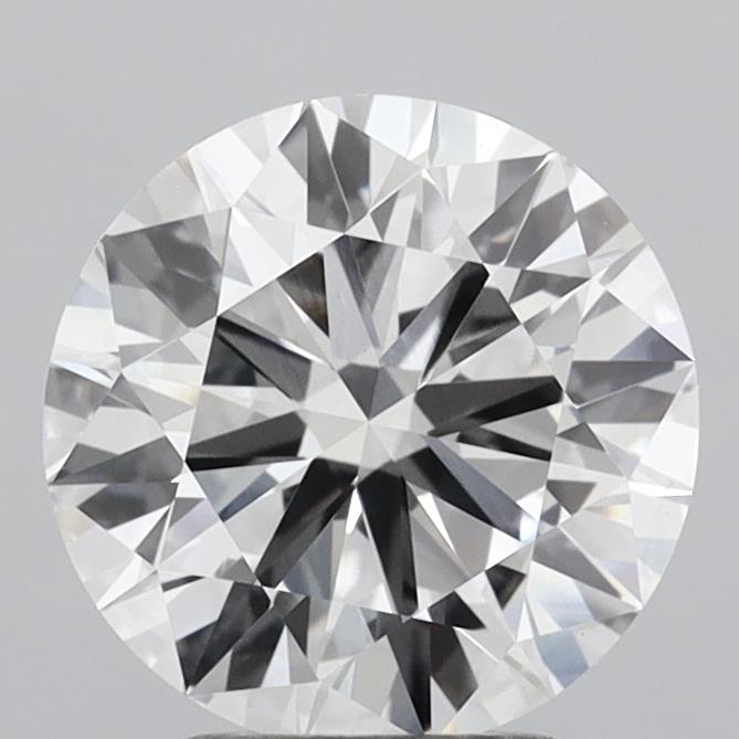 3.02 Carat Round Shaped, Ideal Cut, E Color, VVS2 Clarity, IGI Certified Lab Grown Diamond
