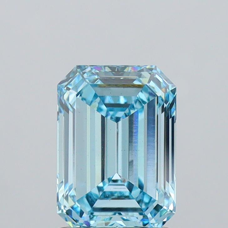1.77 Carat Emerald Shaped, Ideal Cut, VS2 Clarity, IGI Certified Lab Grown Diamond