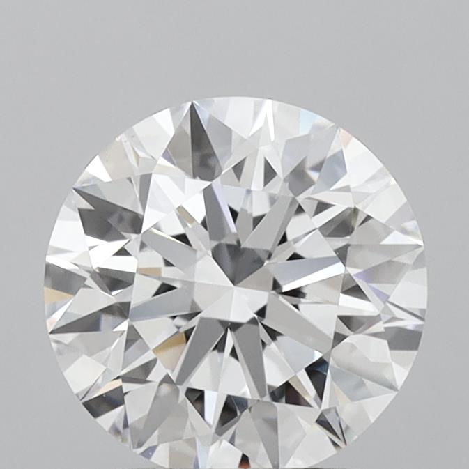 2.07 Carat Round Shaped, Ideal Cut, F Color, VVS2 Clarity, IGI Certified Lab Grown Diamond