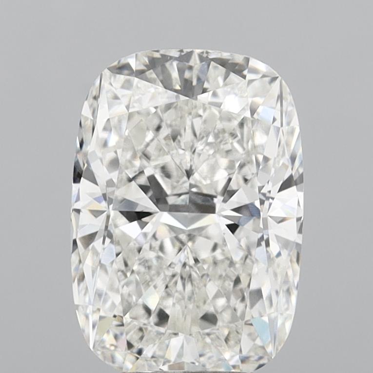4.08 Carat Cushion Shaped, Ideal Cut, F Color, VVS2 Clarity, IGI Certified Lab Grown Diamond