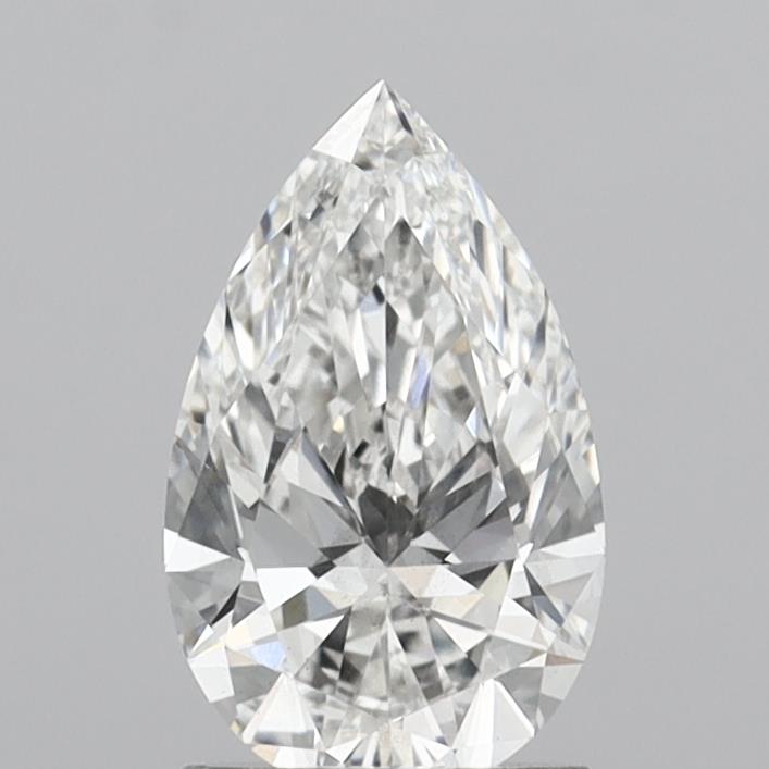 1.53 Carat Pear Shaped, Ideal Cut, F Color, VS2 Clarity, IGI Certified Lab Grown Diamond