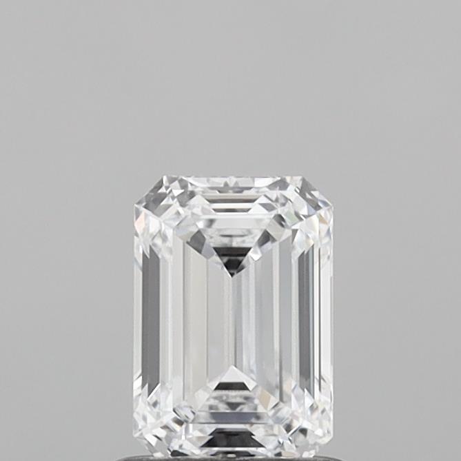 1.02 Carat Emerald Shaped, Ideal Cut, D Color, IF Clarity, IGI Certified Lab Grown Diamond