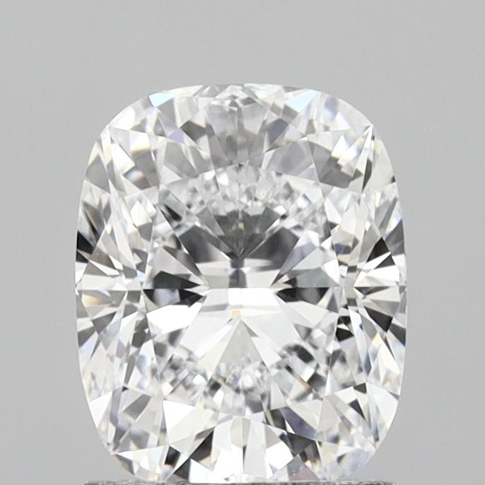 1.58 Carat Cushion Shaped, Ideal Cut, D Color, VVS1 Clarity, IGI Certified Lab Grown Diamond