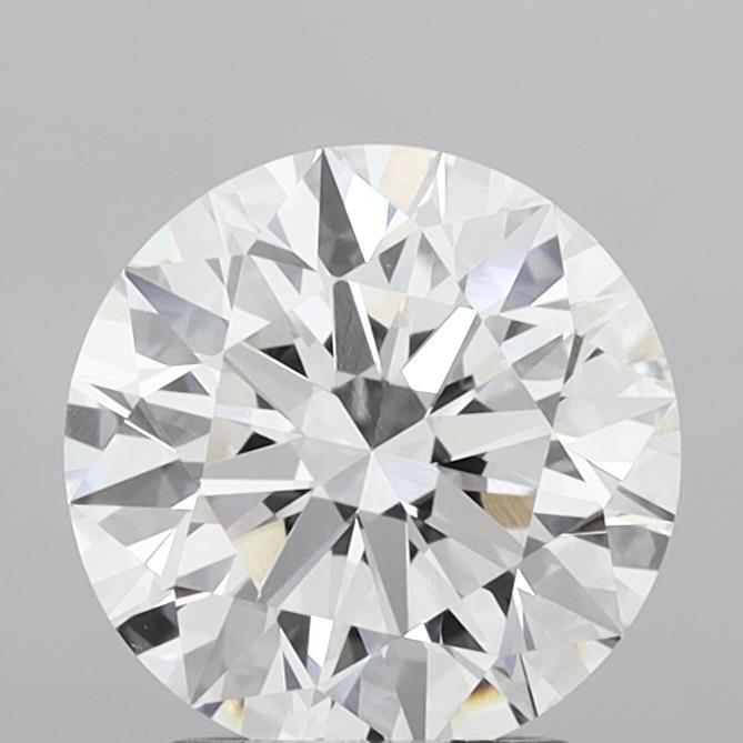 2.89 Carat Round Shaped, Ideal Cut, E Color, VVS2 Clarity, IGI Certified Lab Grown Diamond