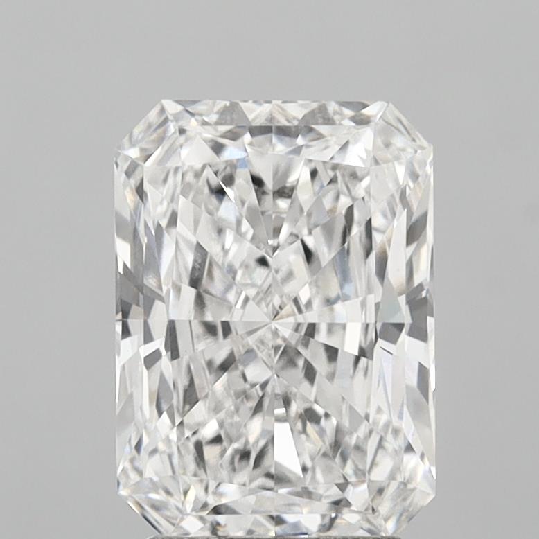 3.09 Carat Radiant Shaped, Excellent Cut, E Color, VVS2 Clarity, IGI Certified Lab Grown Diamond