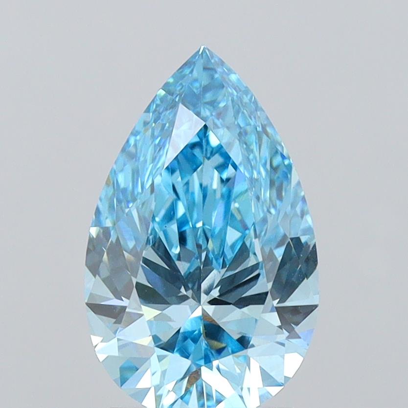 2.35 Carat Pear Shaped, Ideal Cut, VS1 Clarity, IGI Certified Lab Grown Diamond