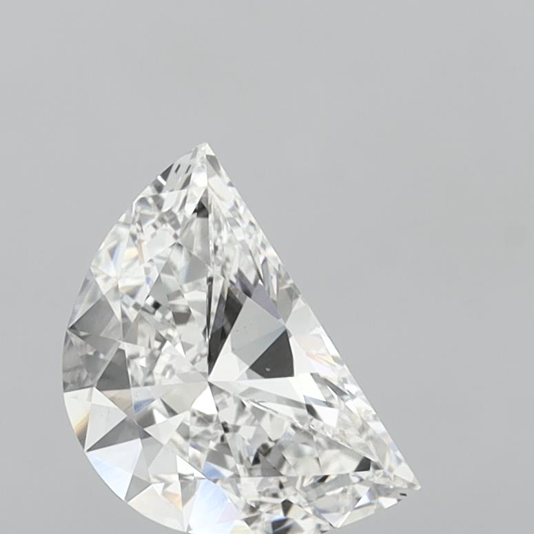 3.03 Carat Half Moon Shaped, Very Good Cut, E Color, VS1 Clarity, IGI Certified Lab Grown Diamond