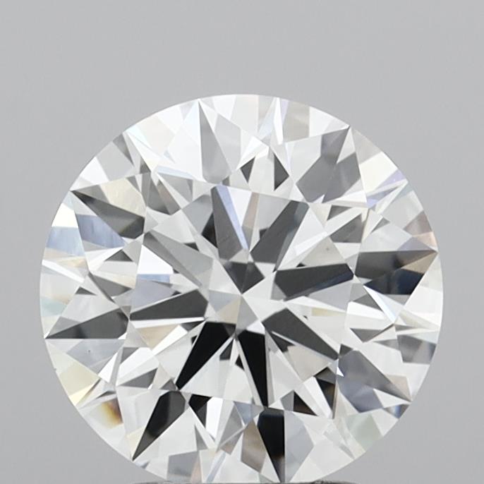 2.77 Carat Round Shaped, Ideal Cut, E Color, VVS2 Clarity, IGI Certified Lab Grown Diamond