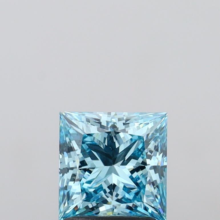 1.43 Carat Princess Shaped, Ideal Cut, VVS2 Clarity, IGI Certified Lab Grown Diamond