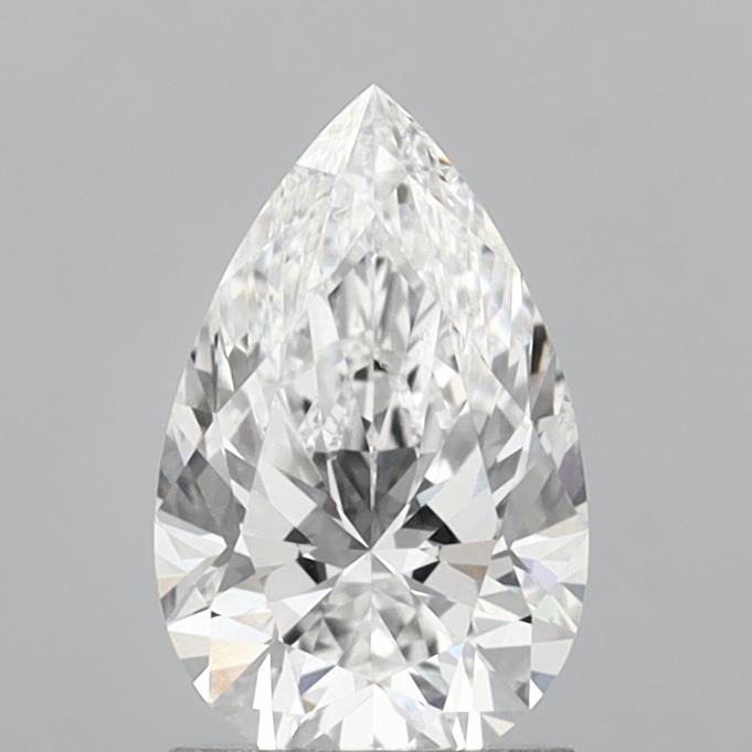 1.52 Carat Pear Shaped, Ideal Cut, E Color, VS2 Clarity, IGI Certified Lab Grown Diamond