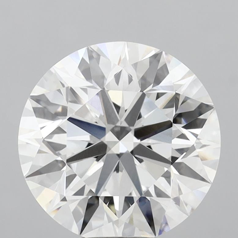 7.00 Carat Round Shaped, Excellent Cut, E Color, VVS2 Clarity, IGI Certified Lab Grown Diamond