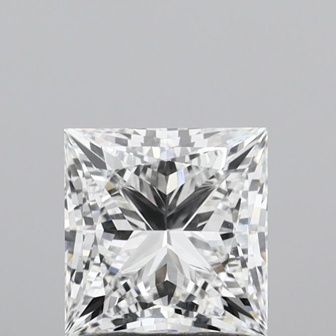 1.83 Carat Princess Shaped, Ideal Cut, E Color, VVS2 Clarity, IGI Certified Lab Grown Diamond